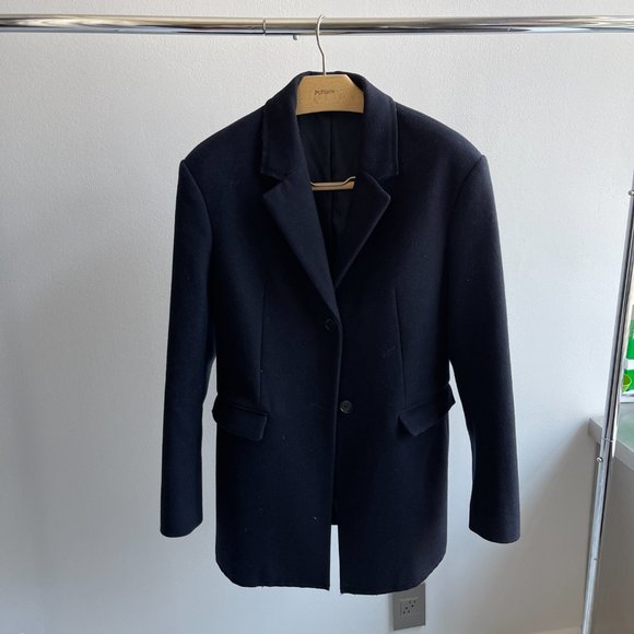 FILIPPA K. - Ancona Wool Pea Coat (NAVY) - Picture 2 of 13